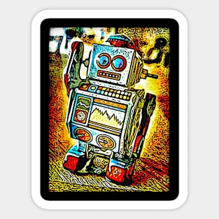 Robot3 Sticker